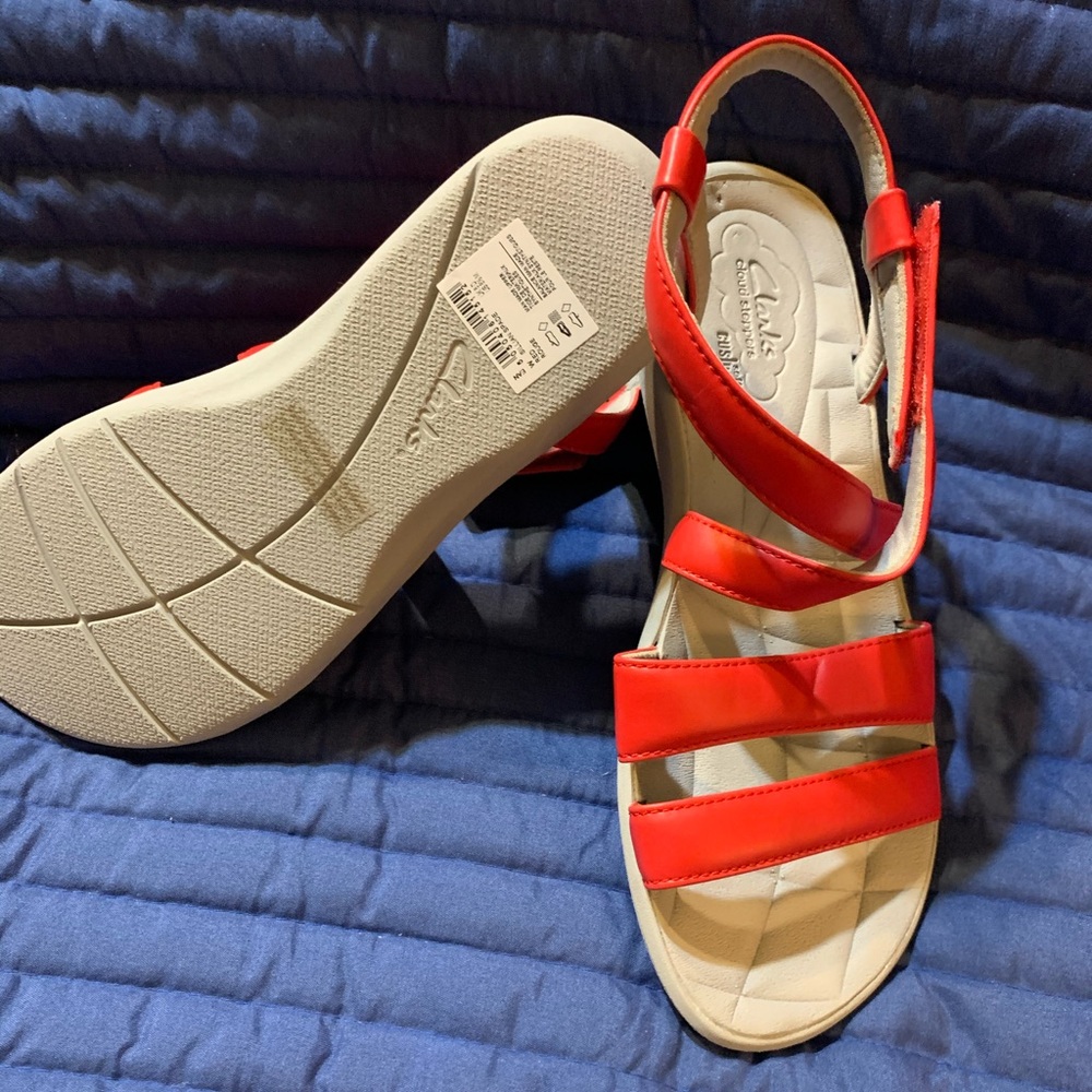 Red sandals
